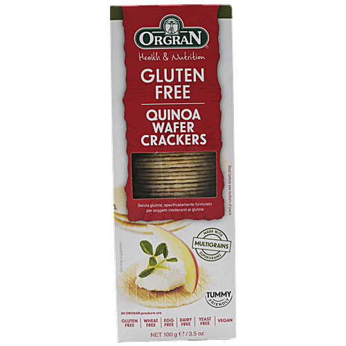 Orgran Quinoa Wafer Crackers, 100 g Carton 