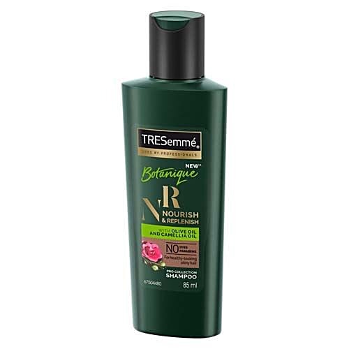 Tresemme Botanique Nourish & Replenish Pro Collection Shampoo - Olive & Camellia Oil, 85 ml  No Dyes & Parabens