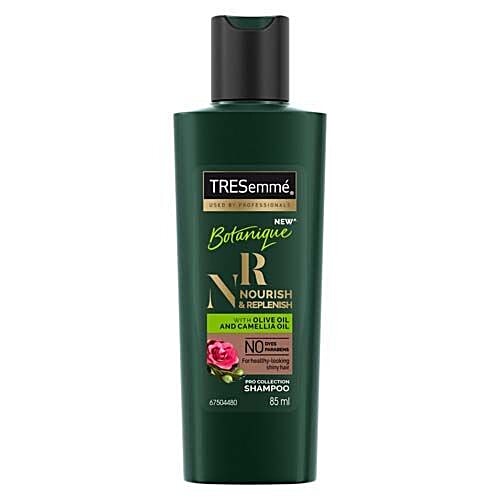Tresemme Botanique Nourish & Replenish Pro Collection Shampoo - Olive & Camellia Oil, 85 ml  No Dyes & Parabens
