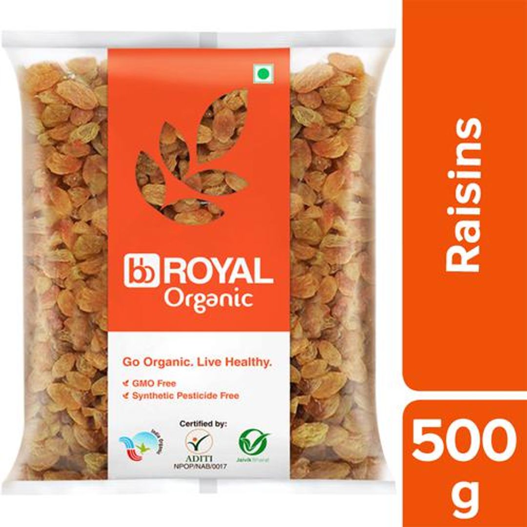 BB Royal Organic - Raisins/Ona Drakshi, 500 g 