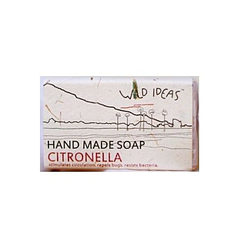 Wild Ideas Citronella Natural Hand Made Travel Soap, 40 g  Stimulates Circulation, Repels Bugs & Resists Bacteria
