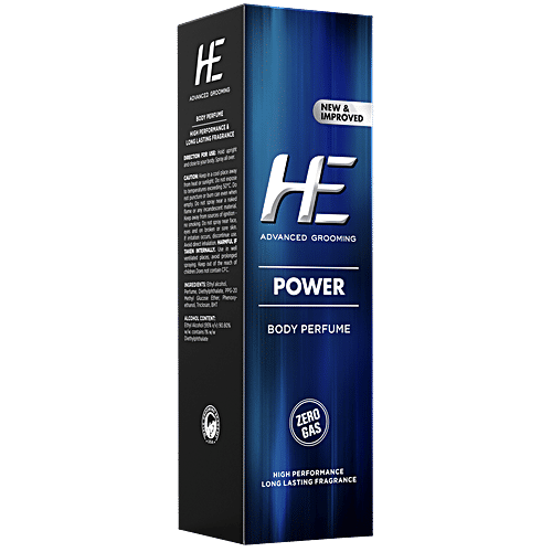 He Advanced Grooming Body Perfume - Power, Zero Gas, Long Lasting Freshness & Fragrance, 120 ml  Zero Gas, Long Lasting Freshness