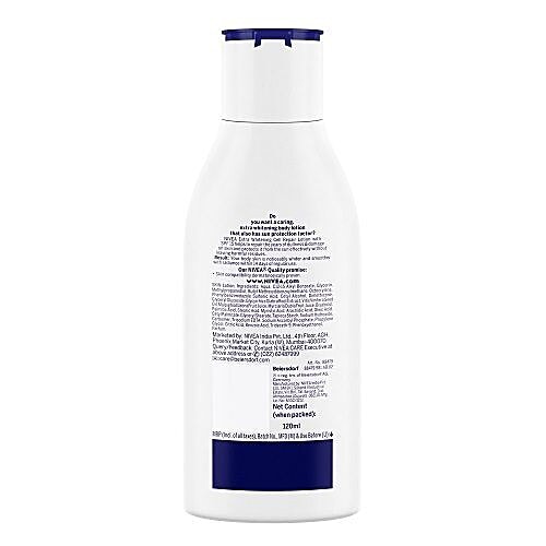 Nivea Natural Glow Cell Repair Body Lotion - SPF 15, Even Tone Complex, 50X Vitamin C, Brightens Skin, 120 ml  