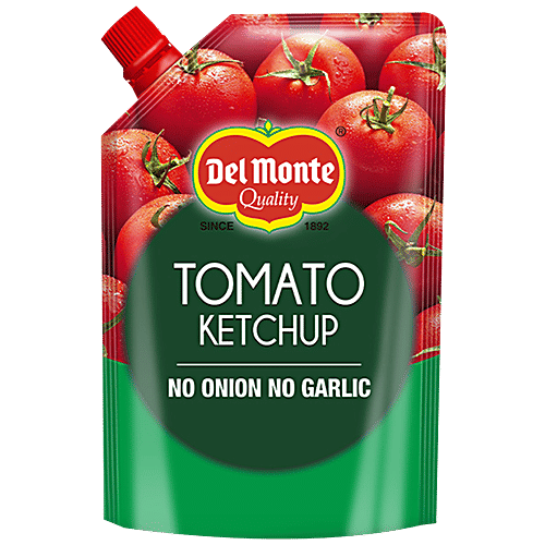 Del Monte Tomato Ketchup - No Onion No Garlic, 950 g Spout 