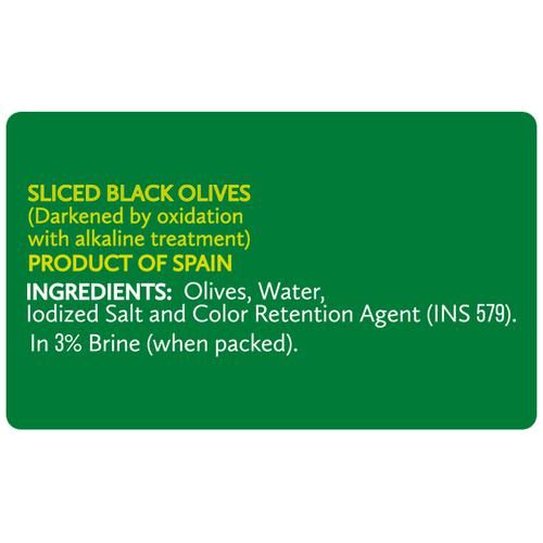 Del Monte  Sliced Black Olives, 235 g  