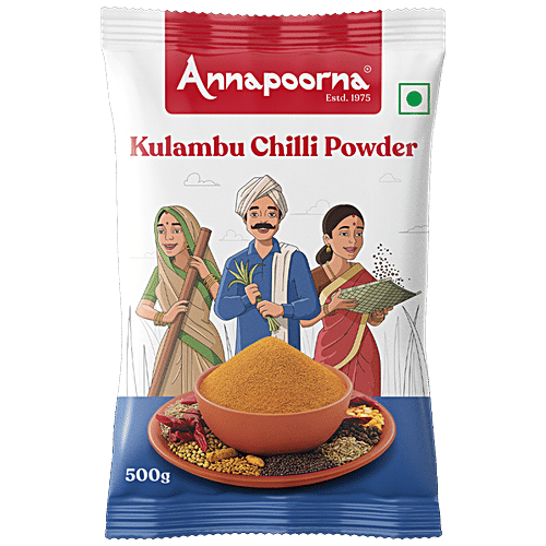 Annapoorna Powder - Kulambu Chilly, 500 g  