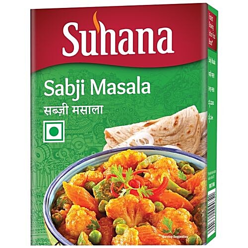 Suhana Masala - Sabji, 100 g  No Added MSG, No Artificial Flavours & Colours
