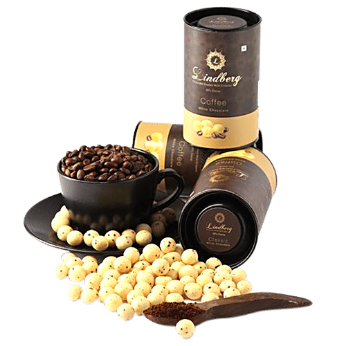 Lindberg Coffee White Chocolate Crispies, 100 g  Zero Trans Fat