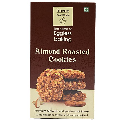 Lovely Bake Studio Cookies - Almond Roasted, 200 g  