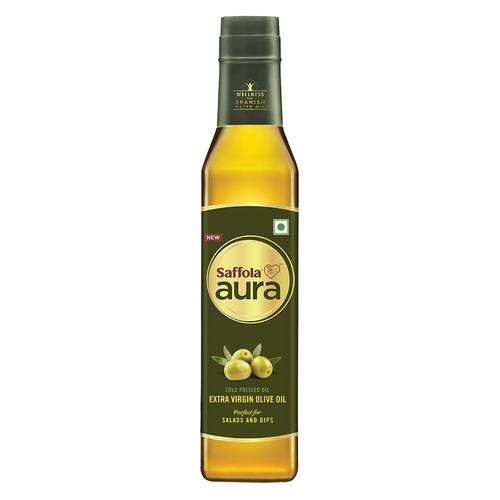 Buy Saffola Aura Extra Virgin Olive Flaxseed Oil 250 Ml Online At Best ...