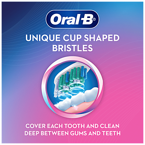 Oral-B Sensitive & Gums – Precision Clean Toothbrush, 1 pc  Upto 20X Thinner Cup Shaped Bristles