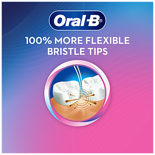 Oral-B Sensitive & Gums – Precision Clean Toothbrush, 1 pc  Upto 20X Thinner Cup Shaped Bristles