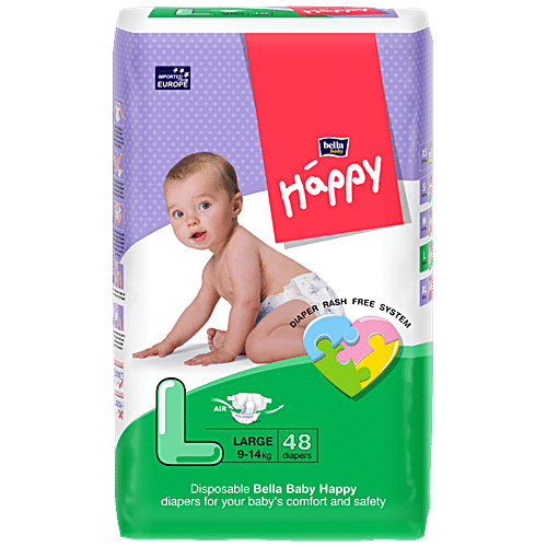 Bella Baby Happy Large - 48 Diapers, 48 pcs  
