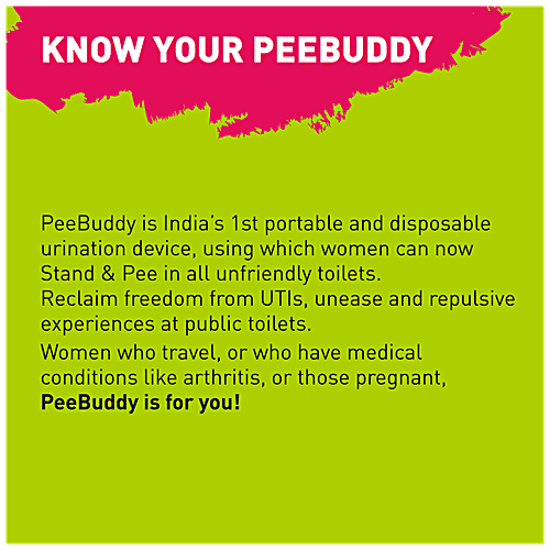 Peebuddy Funnels Disposable Female Urination Device for Women | Portable, Leak-proof Stand and Pee Funnels for Women, Girls| Public Toilets, Travel, Camping, Hiking and Outdoor Activities, 20 pcs  Water Resistant
