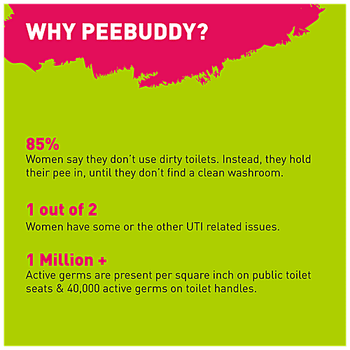 Peebuddy Funnels Disposable Female Urination Device for Women | Portable, Leak-proof Stand and Pee Funnels for Women, Girls| Public Toilets, Travel, Camping, Hiking and Outdoor Activities, 20 pcs  Water Resistant