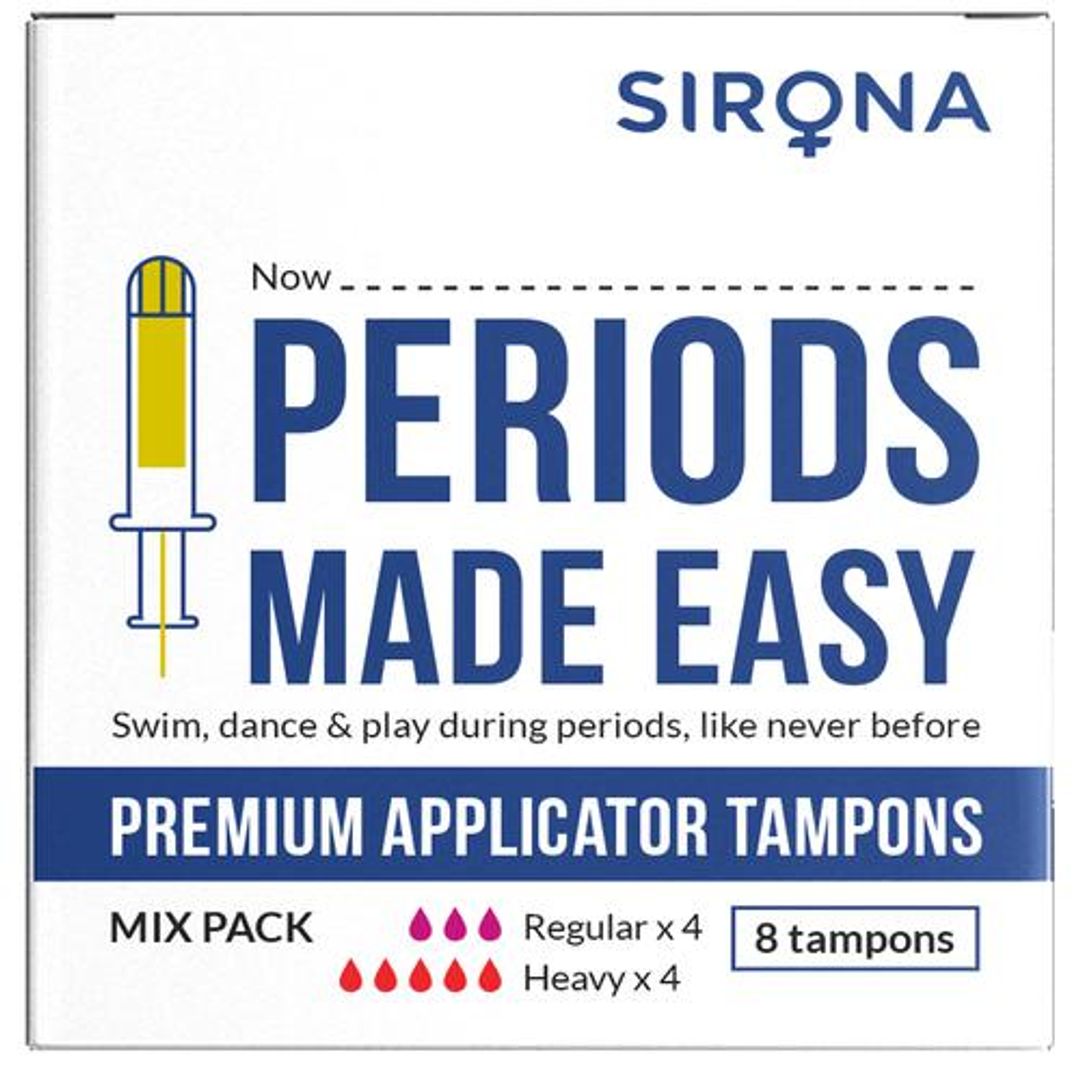 SIRONA Premium Applicator Tampons, 8 pcs 