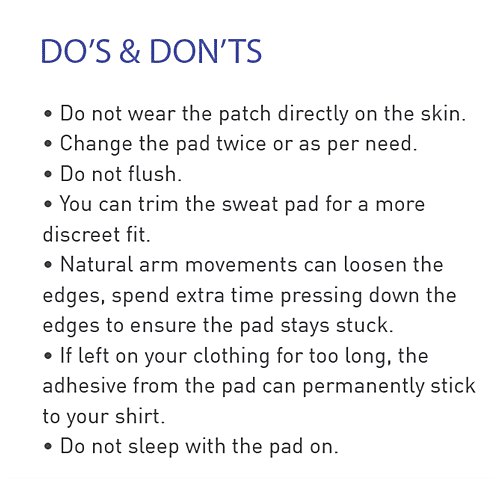 SIRONA Underarm Sweat Pads For Men & Women, 24 pcs  