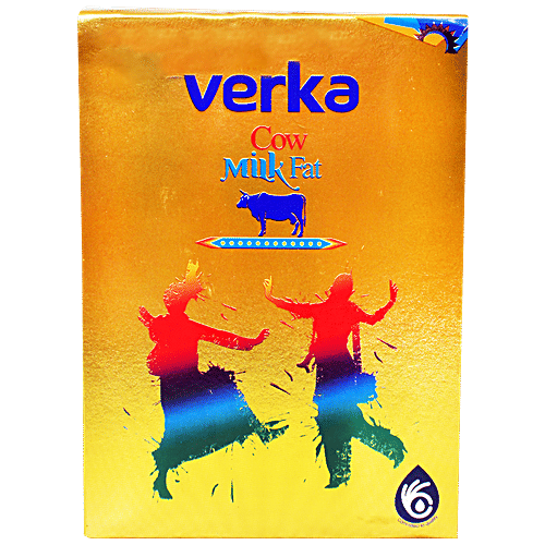 Verka Cow Milk Fat Ghee, 1 L Carton Zero Trans Fat