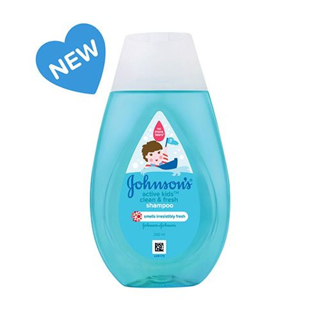 Johnson's baby Active Kids Shampoo - Clean & Fresh, 200 ml 