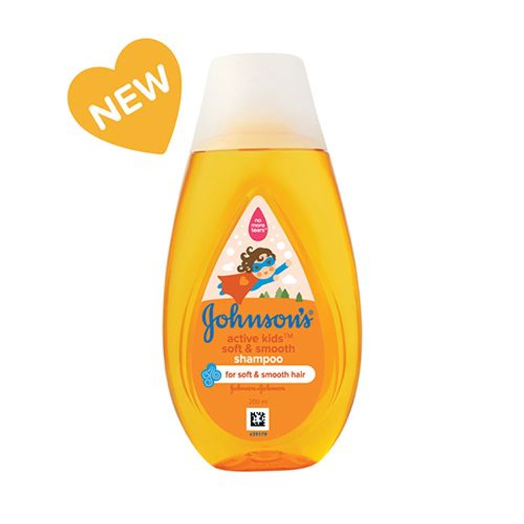 Johnson's baby Active Kids Shampoo - Soft & Smooth, 200 ml 