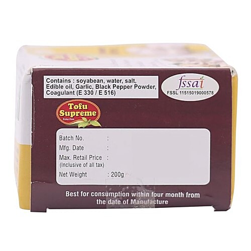 Soyfit Tofu Supreme - Garlic Pepper, 200 g  