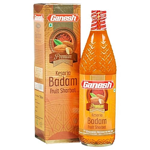 Buy Ganesh Sharbat Sharbat Premium Kesaria Badam Fruit Online at Best