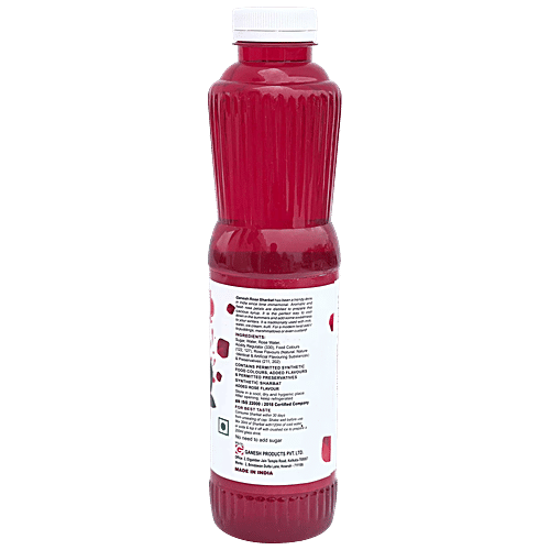 Ganesh Sharbat Sharbat - Gulab, 1 L  