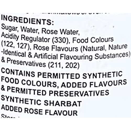 Ganesh Sharbat Sharbat - Gulab, 1 L  