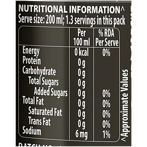 Pepsi Black Soft Drink, 250 ml Can 