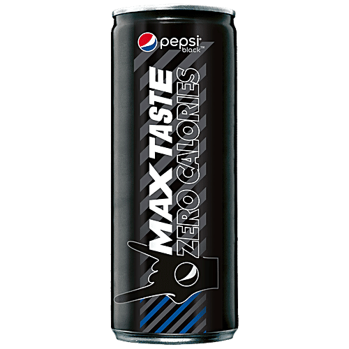 Pepsi Black Soft Drink, 250 ml Can 