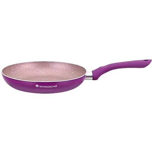 Wonderchef Royal Velvet Non-Stick Aluminium Fry Pan - 5 Layer, 24 cm, 3 mm, 1.8 l  PFOA Free
