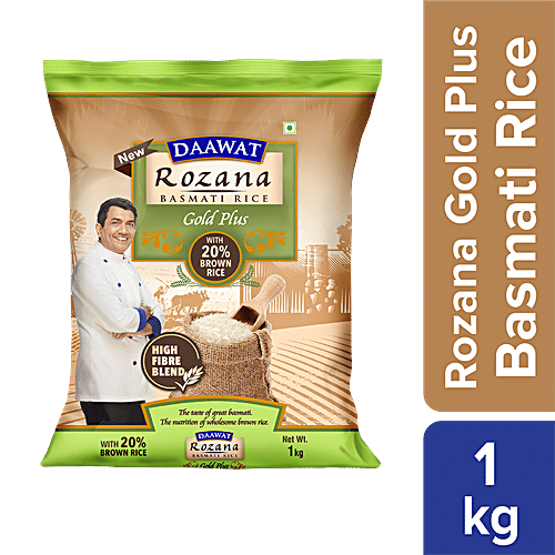 Buy Daawat Basmati Rice Rozana Gold Plus 1 Kg Online At Best Price of