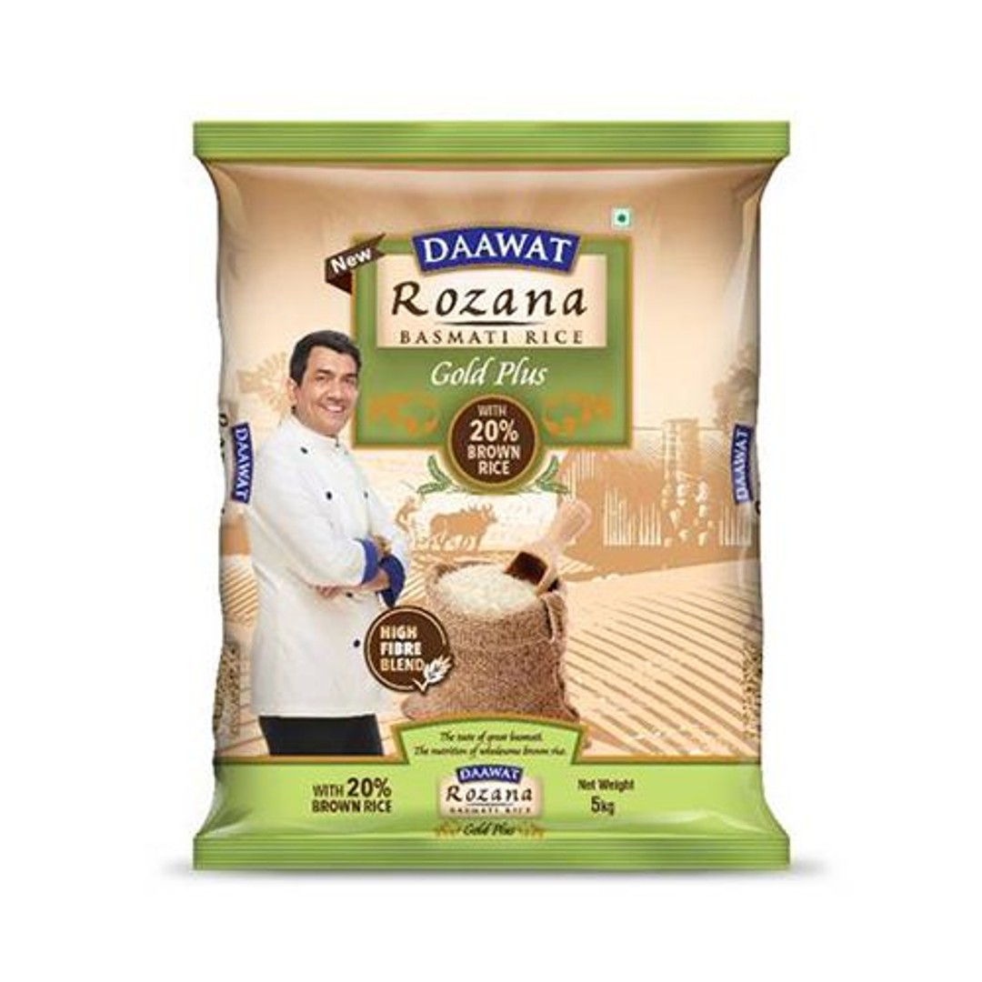 Buy Daawat Basmati Rice Rozana Gold Plus 5 Kg Online At Best Price of