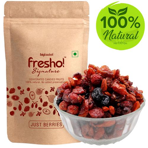 Fresho Signature Just Berries, 50 g  Dehydrated Candied Fruit, No Added Preservatives