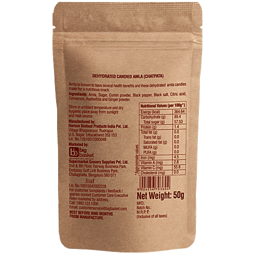 fresho! Signature Amla Candy Chatpata, 50 g  