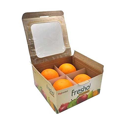 fresho! Valencia Premium Orange, 4 pcs  