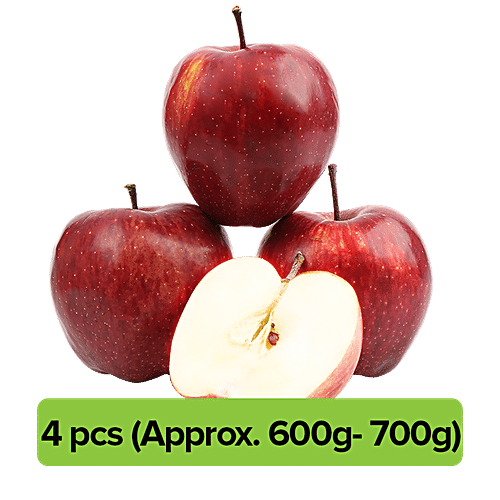 Buy Fresho Apple Red Delicious Washington Premium 4 Pcs Online At Best