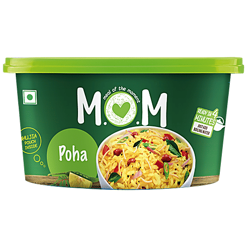 MOM Poha, 87 g Tub Zero Trans Fat, Zero Cholesterol
