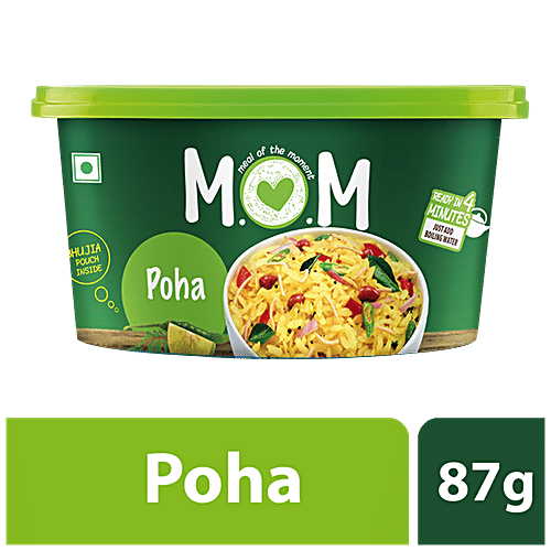 MOM Poha, 87 g Tub Zero Trans Fat, Zero Cholesterol