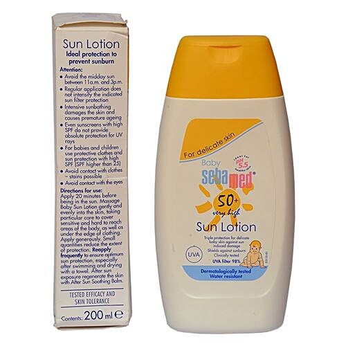 Sebamed Baby Sun lotion SPF50+, 200 ml