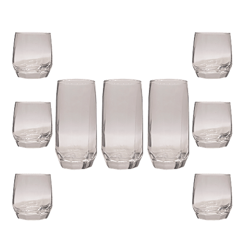 Lyra Water/Juice Glass - Lyra Diamond, 215 ml (Pack of 18) 