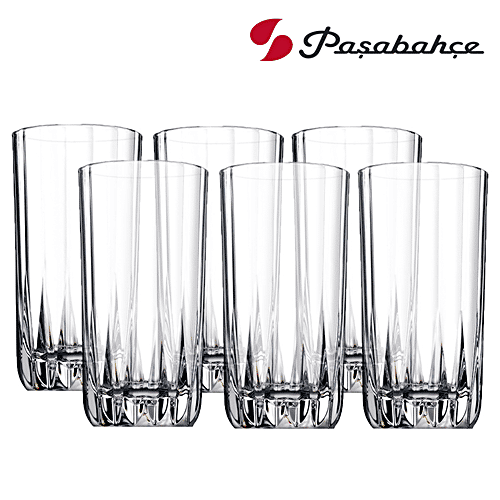 Pasabahce Water/Juice Glass - Antalya, 305 ml (Set of 6) Dishwasher Safe