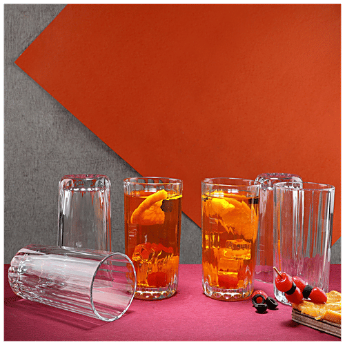 Pasabahce Water/Juice Glass - Antalya, 305 ml (Set of 6) Dishwasher Safe