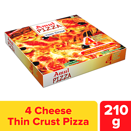 Buy Amul 4 Cheese Pizza Online at Best Price of Rs 117 bigbasket