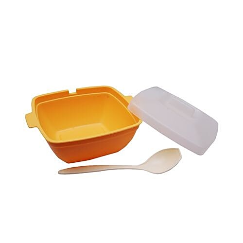 Buy Saaj Microwavable Serving Bowl With Lid Spoon 3 Pcs Online At Best Price of Rs 449 bigbasket