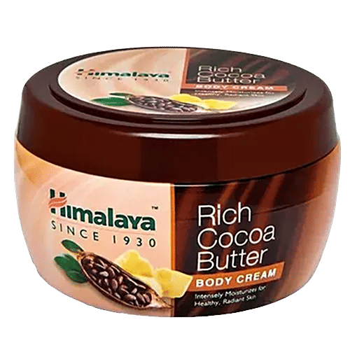 Himalaya Rich Cocoa Butter Body Cream - Healthy & Radiant Skin, Intensely Moisturises, 200 ml  Intensely Moisturises