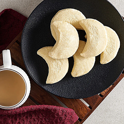 Tasties Biscuits - Moon, 200 g  Zero Trans Fat, Zero Cholesterol