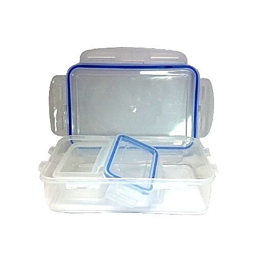 Buy Big Plastics Easy Lock Lunch Box/Container Transparent Online at