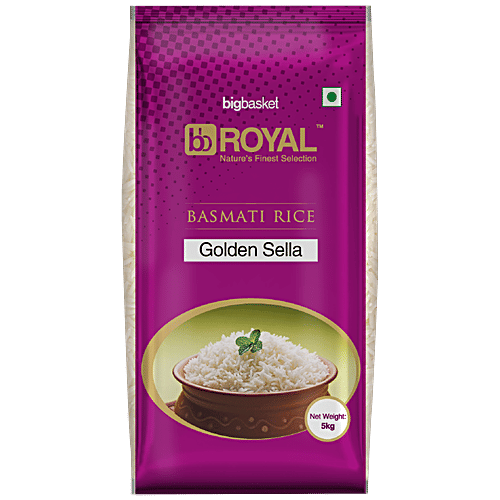 Buy bb Royal Basmati Rice Golden Sella Parboiled Online at Best Price