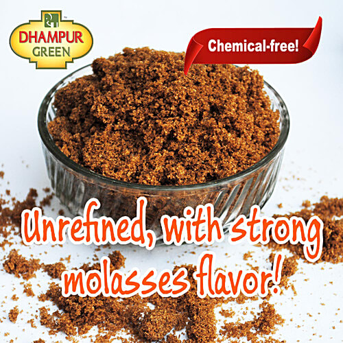 Dhampur Green Muscovado Sugar/Sakkare (Natural Brown Sugar), 500 g  